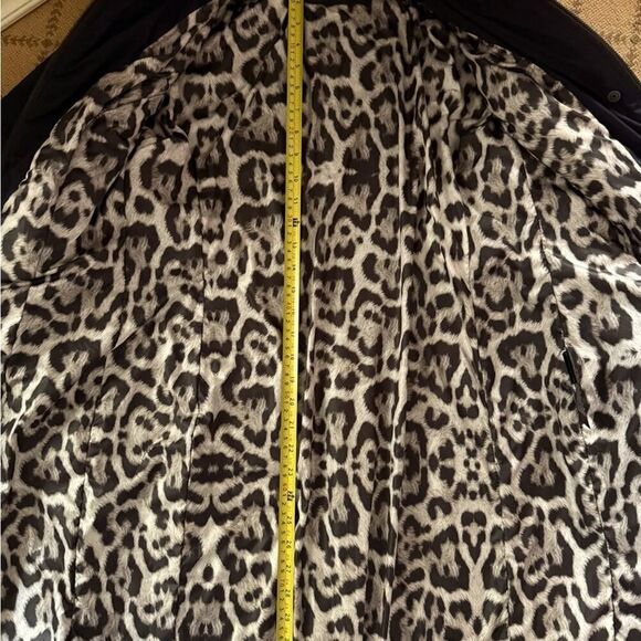 Gorski Navy Blue Apres Ski Parka with hood w fur trim US 10 - Picture 4 of 16